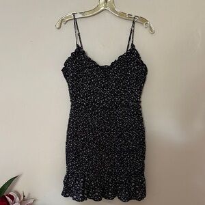 Forever 21 Black and White Floral Mini Dress